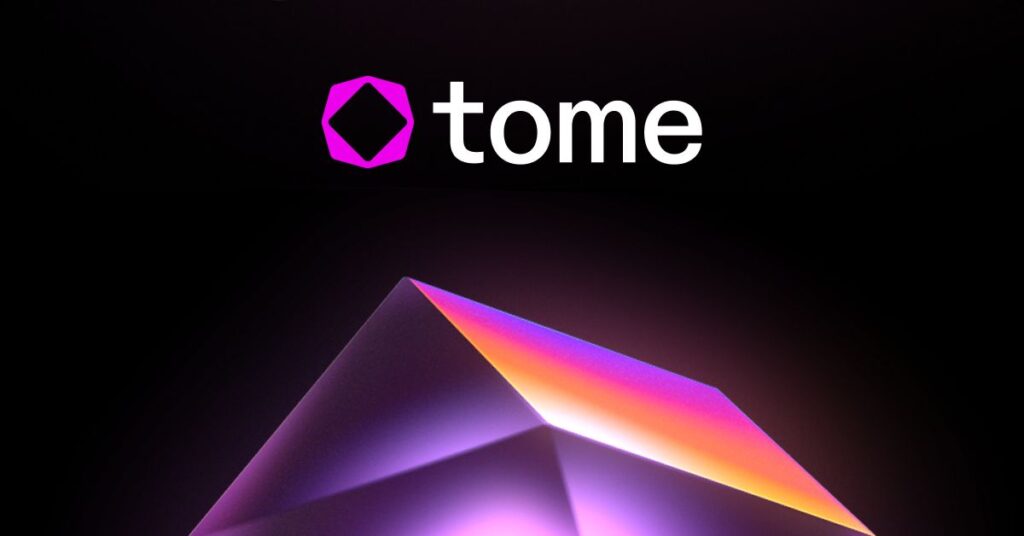 Tome :: Free AI for business presentation 